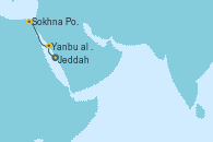 Visitando Jeddah (Arabia Saudí), Yanbu al Bahr, Arabia Saud, Sokhna Port (Egipto)