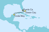 Visitando Puerto Cañaveral (Florida), Ocean Cay MSC Marine Reserve (Bahamas), Costa Maya (México), Puerto Cañaveral (Florida)