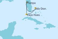 Visitando Tampa (Florida), Cayo Hueso (Key West/Florida), Isla Gran Bahama (Florida/EEUU), Tampa (Florida)