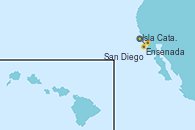Visitando Isla Catalina (California/USA), Ensenada (México), San Diego (California/EEUU), San Diego (California/EEUU)