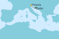 Visitando Zadar (Croacia), Venecia (Italia)