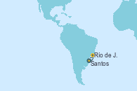 Visitando Santos (Brasil), Río de Janeiro (Brasil), Santos (Brasil)