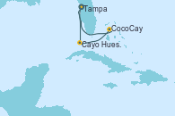 Visitando Tampa (Florida), Cayo Hueso (Key West/Florida), CocoCay (Bahamas), Tampa (Florida)