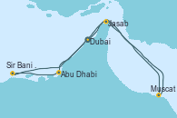 Visitando Dubai, Jasab (Omán), Muscat (Omán), Abu Dhabi (Emiratos Árabes Unidos), Sir Bani Yas Is (Emiratos Árabes Unidos), Dubai, Dubai