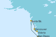 Visitando San Diego (California/EEUU), Santa Bárbara (California), Victoria (Canadá), Vancouver (Canadá)