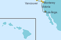 Visitando Los Ángeles (California), Monterey (California), Victoria (Canadá), Vancouver (Canadá)