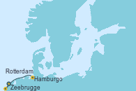 Visitando Zeebrugge (Bruselas), Rotterdam (Holanda), Hamburgo (Alemania), Hamburgo (Alemania)