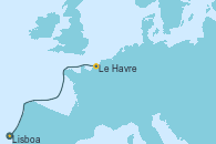 Visitando Lisboa (Portugal), Le Havre (Francia)
