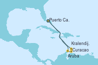 Visitando Puerto Cañaveral (Florida), Aruba (Antillas), Curacao (Antillas), Kralendijk (Antillas), Puerto Cañaveral (Florida)