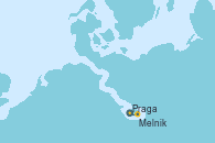 Visitando Praga (República Checa), Praga (República Checa), Melnik (República Checa), Melnik (República Checa), Praga (República Checa)