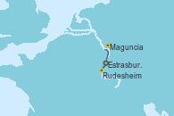 Visitando Estrasburgo (Francia), Rudesheim (Alemania), Maguncia (Alemania), Estrasburgo (Francia), Estrasburgo (Francia)