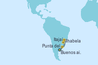 Visitando Buenos aires, Ilhabela (Brasil), Itajaí (Brasil), Punta del Este (Uruguay), Buenos aires