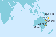 Visitando Sydney (Australia), AIRLIE BEACH, Cairns (Australia), Isla Willis (Australia), Moreton Island (Australia), Sydney (Australia)