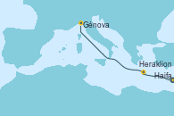 Visitando Haifa (Israel), Heraklion (Creta), Génova (Italia)