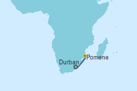 Visitando Durban (Sudáfrica), Pomene (Mozambique), Durban (Sudáfrica)