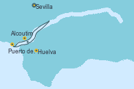 Visitando Sevilla (España), Sevilla (España), Sevilla (España), Isla Mínima (Sevilla), Puerto de Santa María (España), Puerto de Santa María (España), Cádiz (España), Alcoutim (Portugal), Huelva (España), Sevilla (España), Sevilla (España)