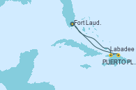 Visitando Fort Lauderdale (Florida/EEUU), Labadee (Haiti), Puerto Plata, Republica Dominicana, Fort Lauderdale (Florida/EEUU)