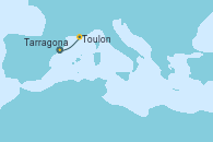 Visitando Tarragona (España), Toulon (Francia)