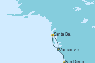 Visitando Vancouver (Canadá), Santa Bárbara (California), San Diego (California/EEUU)