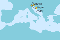 Visitando Venecia (Italia), Koper (Eslovenia), Zadar (Croacia), Venecia (Italia)