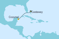 Visitando Fort Lauderdale (Florida/EEUU), Castaway (Bahamas), Cozumel (México), Fort Lauderdale (Florida/EEUU)