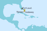 Visitando Fort Lauderdale (Florida/EEUU), Castaway (Bahamas), Nassau (Bahamas), Disney's Lookout Cay (Bahamas), Fort Lauderdale (Florida/EEUU)