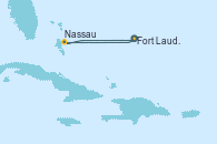 Visitando Fort Lauderdale (Florida/EEUU), Nassau (Bahamas), Disney's Lookout Cay (Bahamas), Fort Lauderdale (Florida/EEUU)