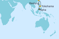Visitando Naha (Japón), Naha (Japón), Keelung (Taiwán), Yokohama (Japón)