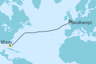 Visitando Southampton (Inglaterra), Miami (Florida/EEUU)