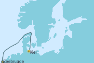 Visitando Zeebrugge (Bruselas), Kiel (Alemania)