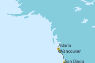 Visitando Vancouver (Canadá), Astoria  (Oregón), San Diego (California/EEUU)