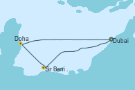 Visitando Dubai, Sir Bani Yas Is (Emiratos Árabes Unidos), Doha (Catar), Dubai