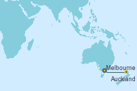 Visitando Melbourne (Australia), Auckland (Nueva Zelanda)