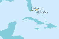 Visitando Fort Lauderdale (Florida/EEUU), CocoCay (Bahamas), Fort Lauderdale (Florida/EEUU)