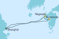 Visitando Shanghái (China), Kumamoto (Japón), Nagasaki (Japón), Shanghái (China)