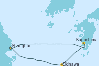 Visitando Shanghái (China), Kagoshima (Japón), Okinawa (Japón), Shanghái (China)