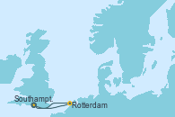 Visitando Southampton (Inglaterra), Rotterdam (Holanda), Rotterdam (Holanda), Southampton (Inglaterra)