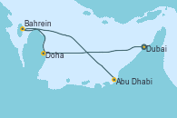 Visitando Dubai, Doha (Catar), Bahrein (Emiratos Árabes Unidos), Abu Dhabi (Emiratos Árabes Unidos)