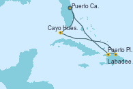 Visitando Puerto Cañaveral (Florida), Cayo Hueso (Key West/Florida), Puerto Plata, Republica Dominicana, Labadee (Haiti), Puerto Cañaveral (Florida)