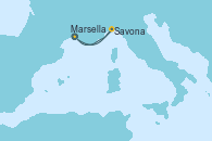 Visitando Marsella (Francia), Savona (Italia), Marsella (Francia)