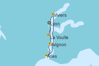 Visitando Lyon (Francia), Avignon (Francia), Arles (Francia), Viviers (Francia), La Voulte (Francia), Lyon (Francia)