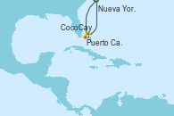 Visitando Nueva York (Estados Unidos), Puerto Cañaveral (Florida), CocoCay (Bahamas), Nueva York (Estados Unidos)