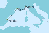 Visitando Génova (Italia), Marsella (Francia), Valencia