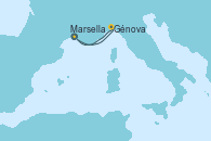 Visitando Marsella (Francia), Génova (Italia), Marsella (Francia)