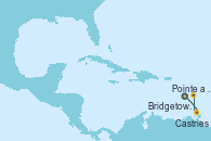 Visitando Pointe a Pitre (Guadalupe), Castries (Santa Lucía/Caribe), Bridgetown (Barbados)