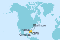 Visitando Baltimore (Maryland), Nassau (Bahamas), OBAN (HALFMOON BAY), Celebration Key, The Bahamas, Baltimore (Maryland)