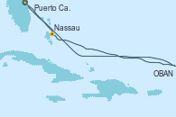 Visitando Puerto Cañaveral (Florida), CELEBRATION KEY, THE BAHAMAS, Nassau (Bahamas), OBAN (HALFMOON BAY), Puerto Cañaveral (Florida)