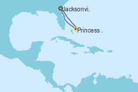 Visitando Jacksonville (Florida/EEUU), CELEBRATION KEY, THE BAHAMAS, Princess Cays (Caribe), Jacksonville (Florida/EEUU)