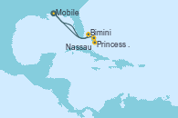Visitando Mobile (Alabama), Bimini (Bahamas), CELEBRATION KEY, THE BAHAMAS, Princess Cays (Caribe), Nassau (Bahamas), Mobile (Alabama)