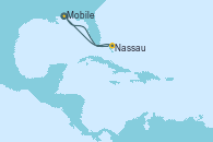 Visitando Mobile (Alabama), CELEBRATION KEY, THE BAHAMAS, Nassau (Bahamas), Mobile (Alabama)